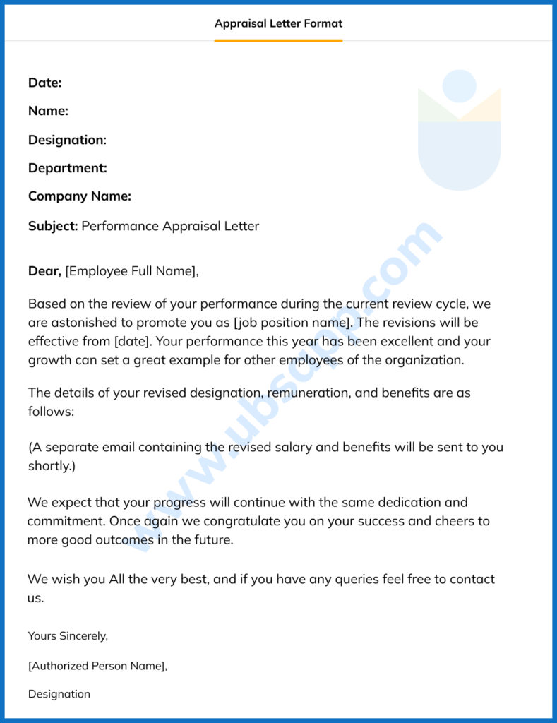 Appraisal Letter Meaning Writing Tips Format And Example