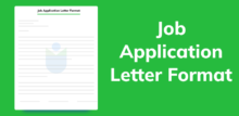 Job Application Letter - Format, Meaning, Writing Tips, and Sample