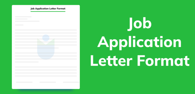 Job Application Letter - Format, Meaning, Writing Tips, and Sample