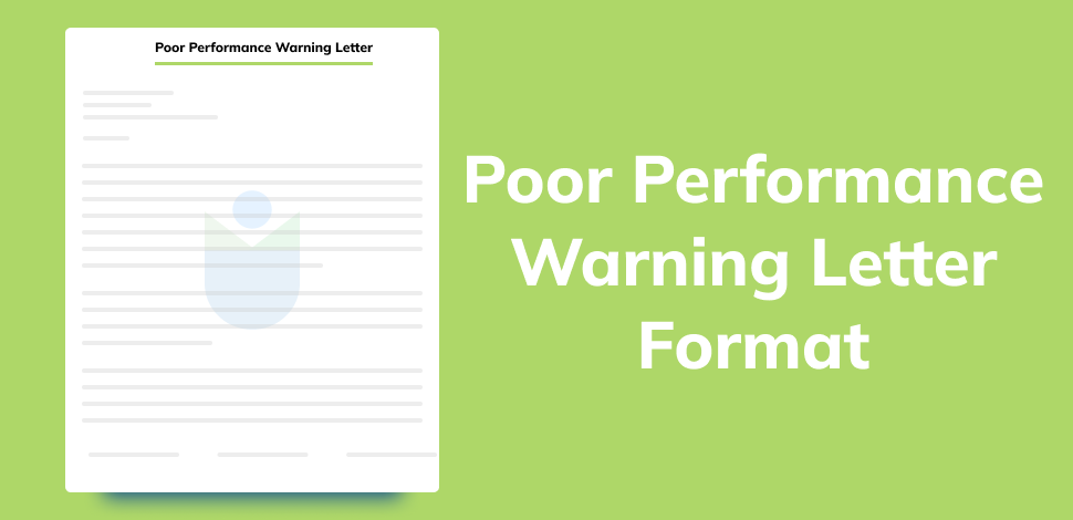Poor Performance Warning Letter