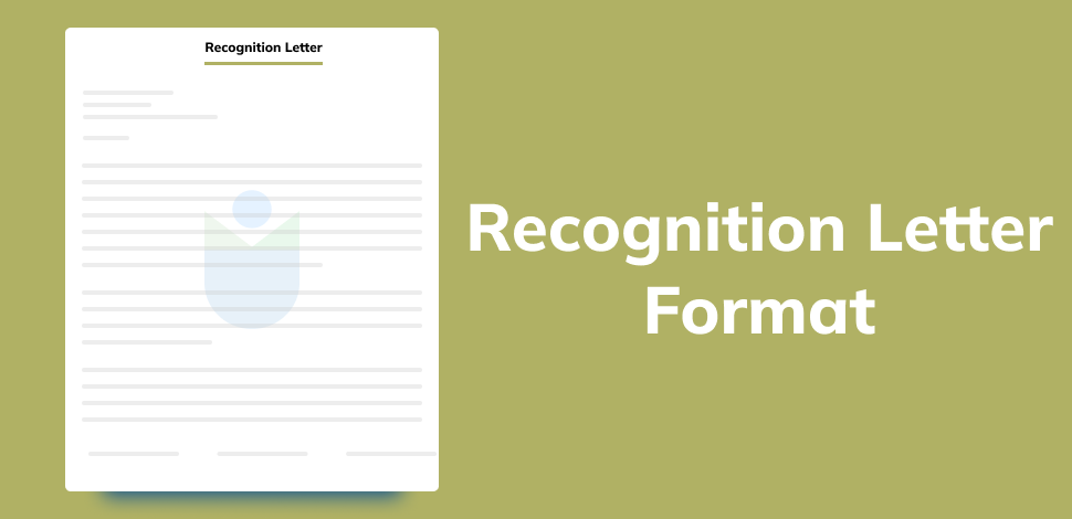 Recognition Letter Format Meaning Importance And More