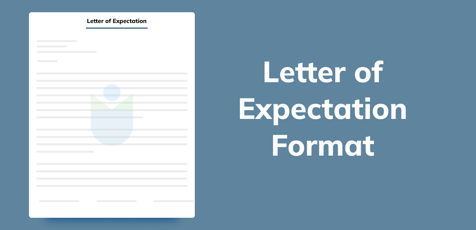Letter of Expectation