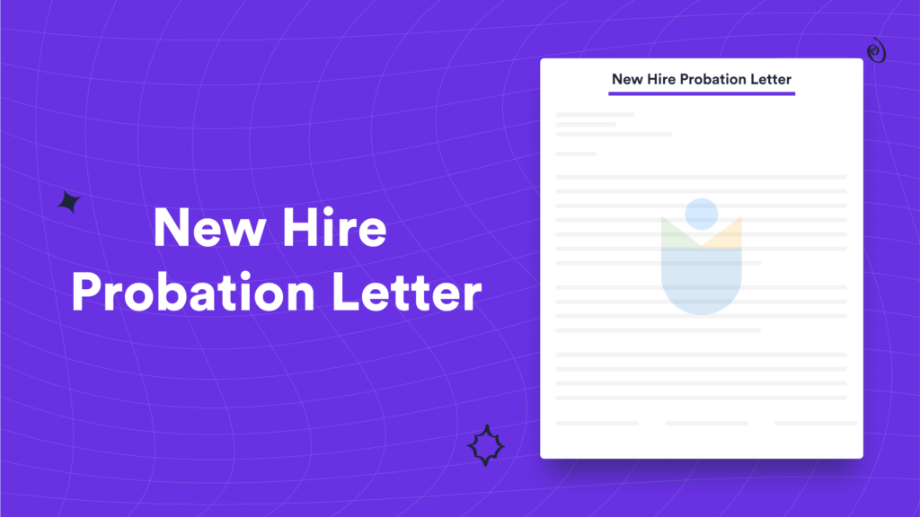 New Hire Probation Letter Format Definition Content Template Examples 2476