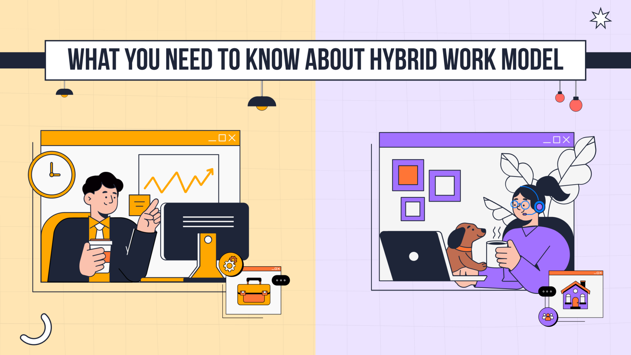 literature review on hybrid work model