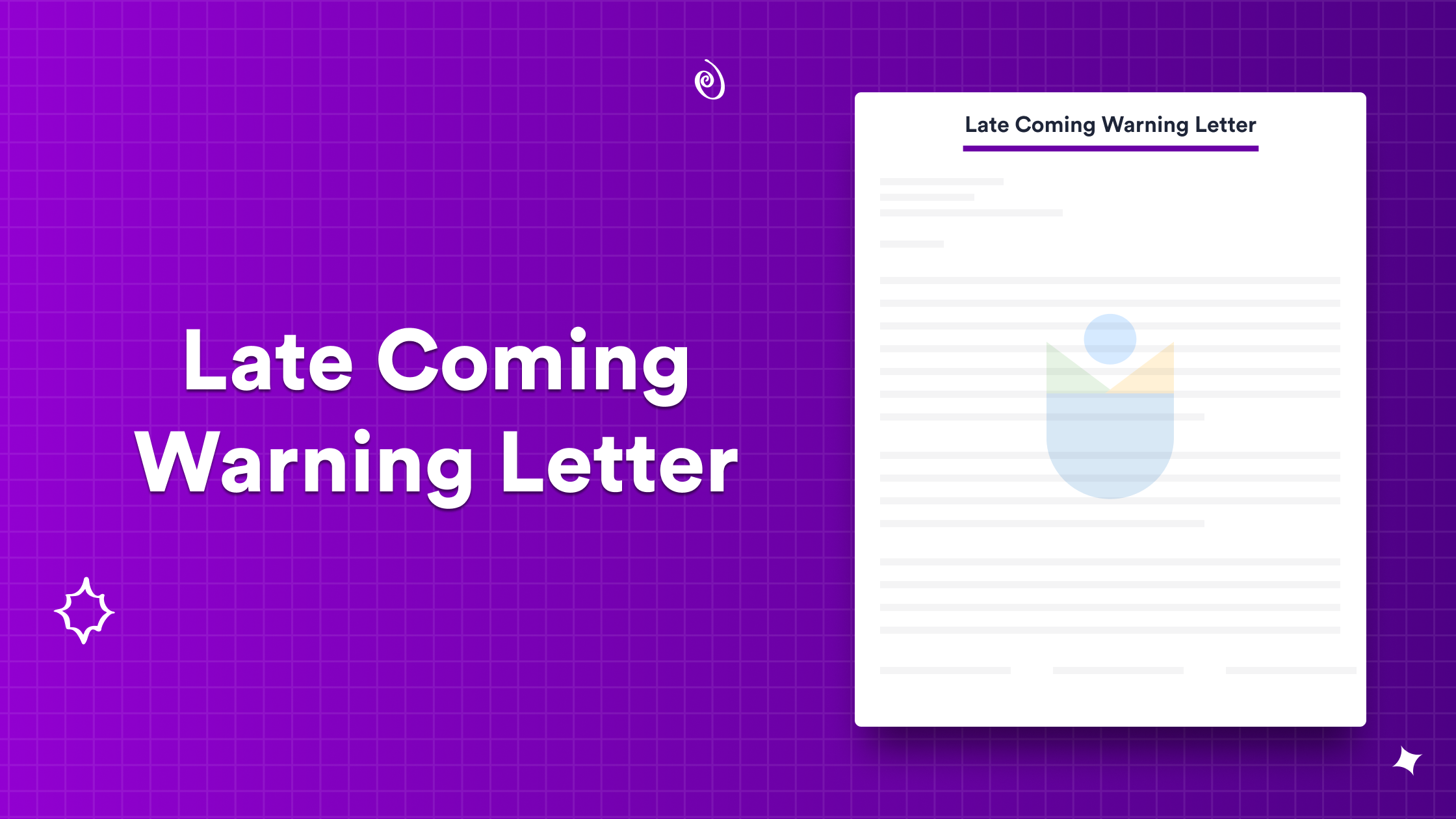 Late Coming Warning Letter