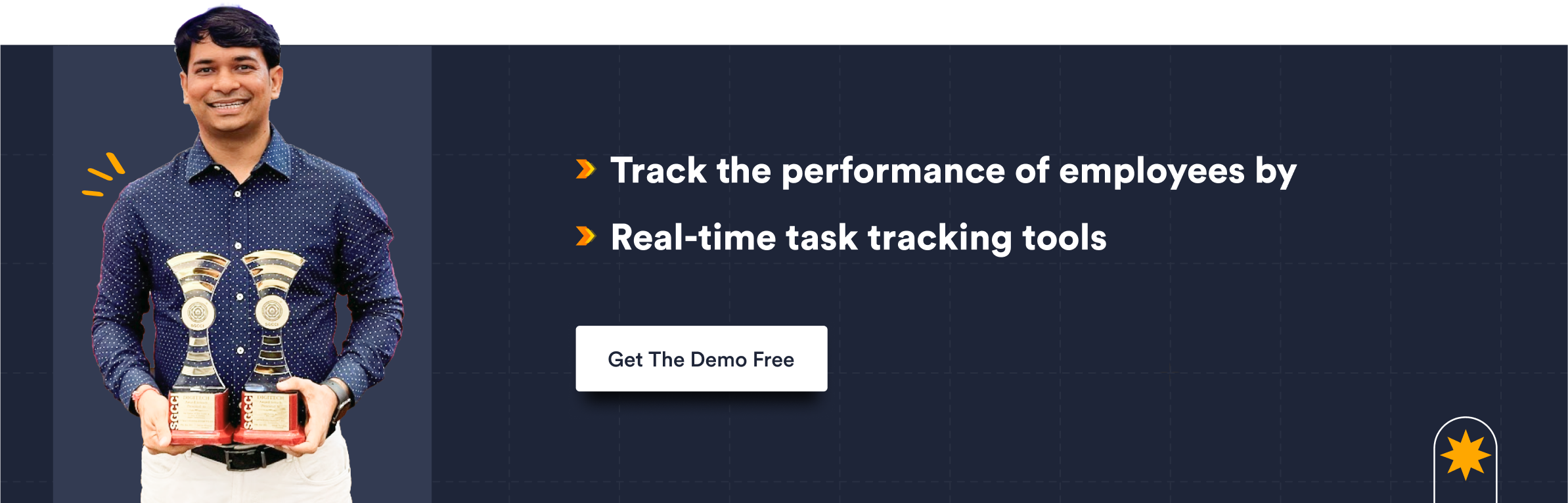 Track the performance of employees by 1